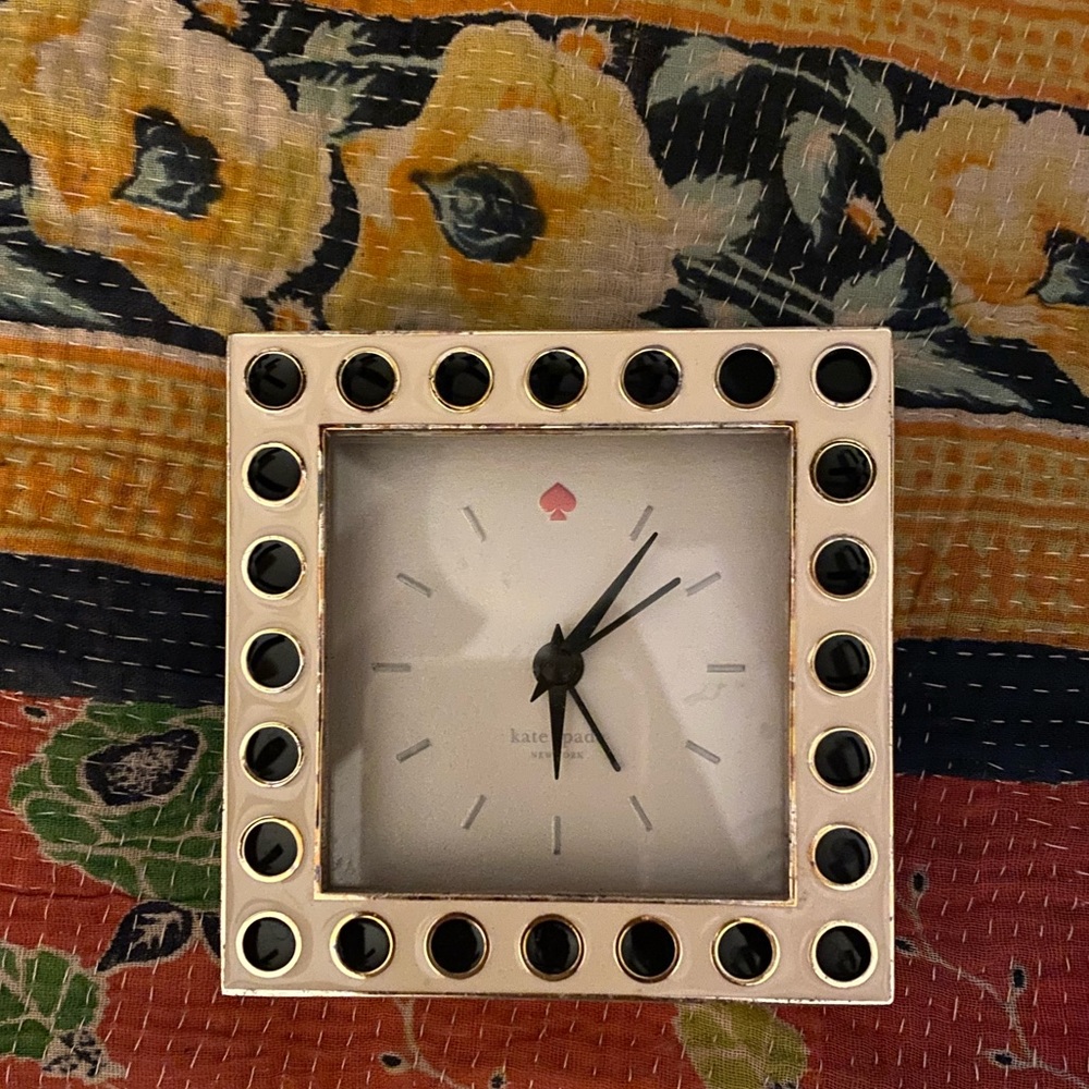Kate Spade Lenox polka-dot clock
